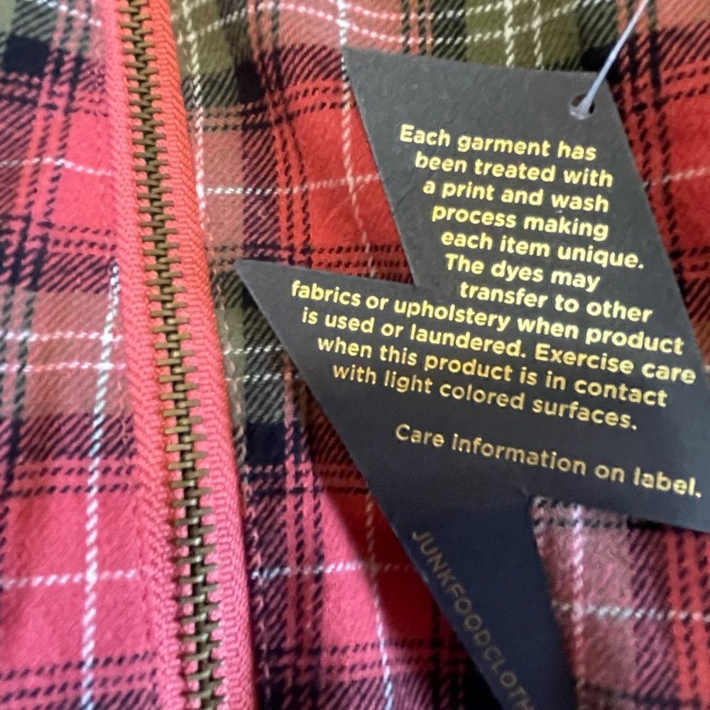 Junkfood Redplaidtartan Miniskirtsz9 — image 5 of 5